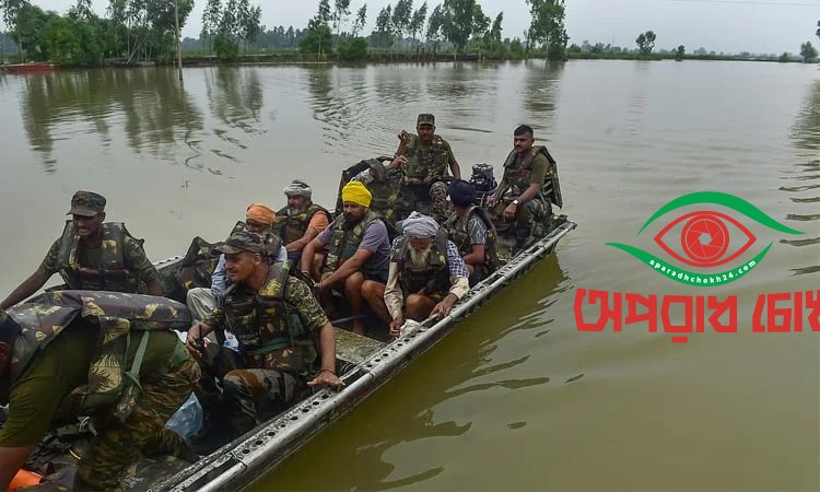 এশিয়ার বন্যার্তদের সহায়তায় সেনাবাহিনী