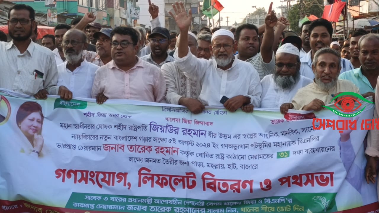 বাস্তবায়নে মনোনয়ন প্রত্যাশী মোস্তাফিজুর এর গণসংযোগ ও লিফলেট বিতরণ