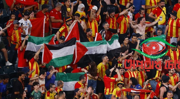 মেসিদের লিগে উড়বে ফিলিস্তিনি পতাকা