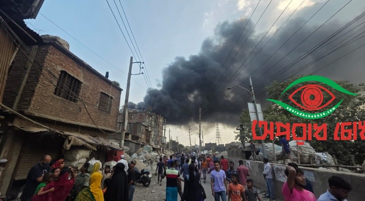 পুরান ঢাকায় আগুন