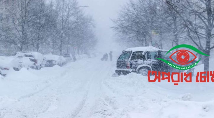 তীব্র শীত ও তুষারঝড়ে বিপর্যস্ত যুক্তরাষ্ট্র, মৃত্যু ২০