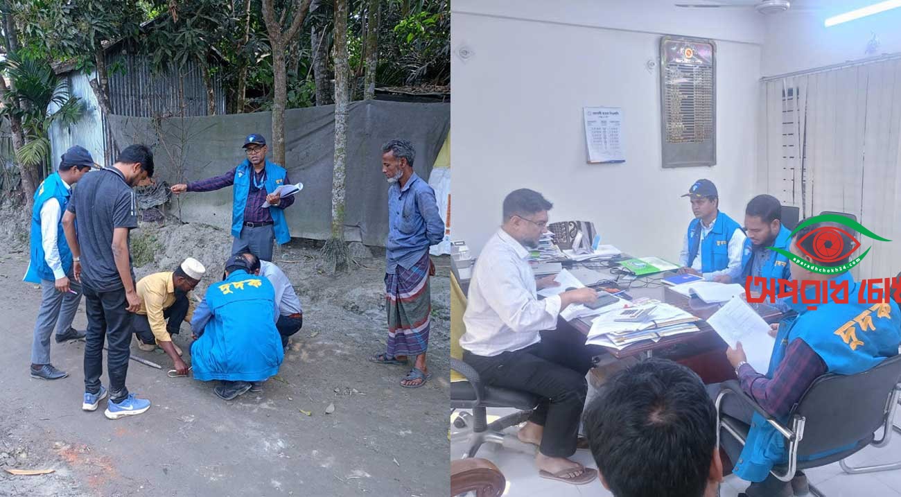 ময়মনসিংহ ও পিরোজপুরে দুদকের অভিযান