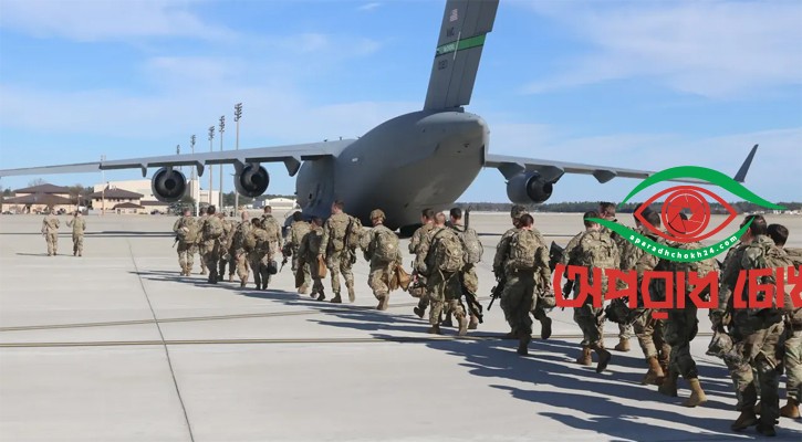 মধ্যপ্রাচ্যের পথে হাজারো মার্কিন এয়ারবর্ন প্যারাট্রুপার