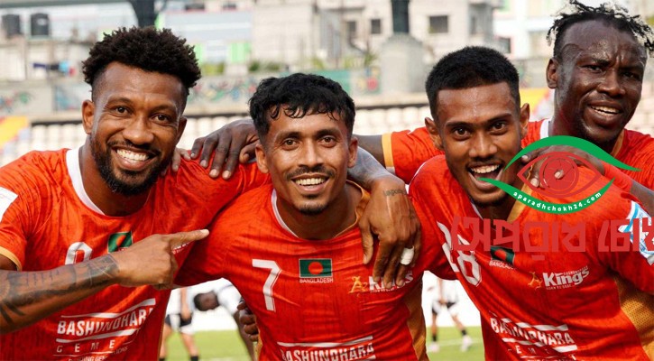 জিকোর দৃঢ়তায় আরামবাগকে হারিয়ে শীর্ষস্থান অটুট কিংসের