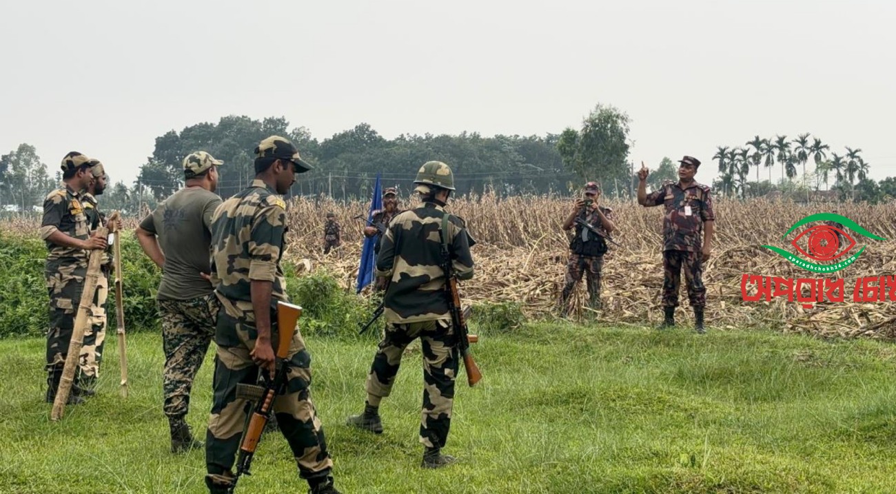  বিজিবির বাধায় ফিরে গেলো বিএসএফ