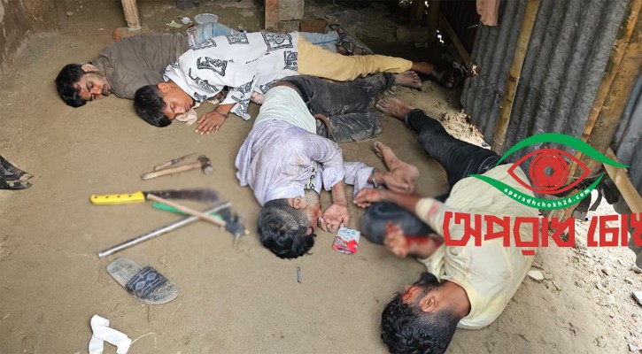 অভিযানের সময় হামলায় ওসি-এসআই আহত