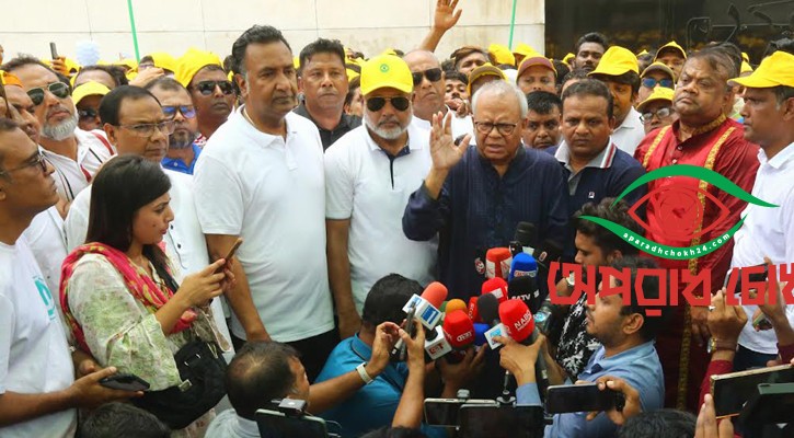 দুর্যোগে মানুষের পাশে দাঁড়ানোই স্বেচ্ছাসেবক দলের লক্ষ্য