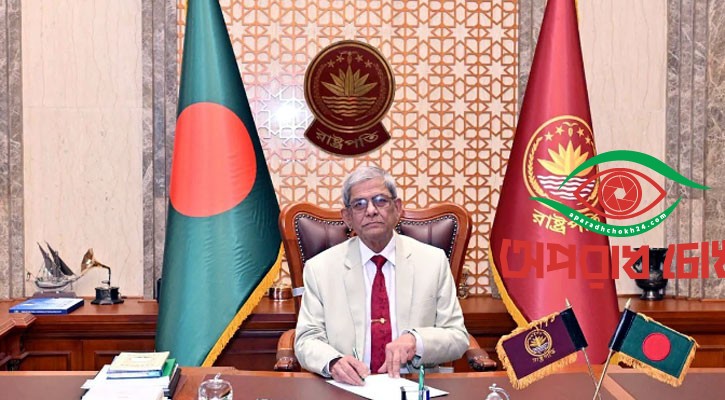 দাপ্তরিক কার্যক্রম শুরু করলেন রাষ্ট্রপতি মির্জা ফখরুল