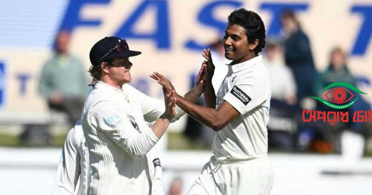 হাসানের আগুনঝরা বোলিংয়ে ধসে গেল উস্টারশায়ার