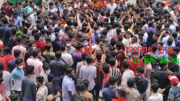 ছাত্রদলের শোডাউন করোনার মধ্যে 