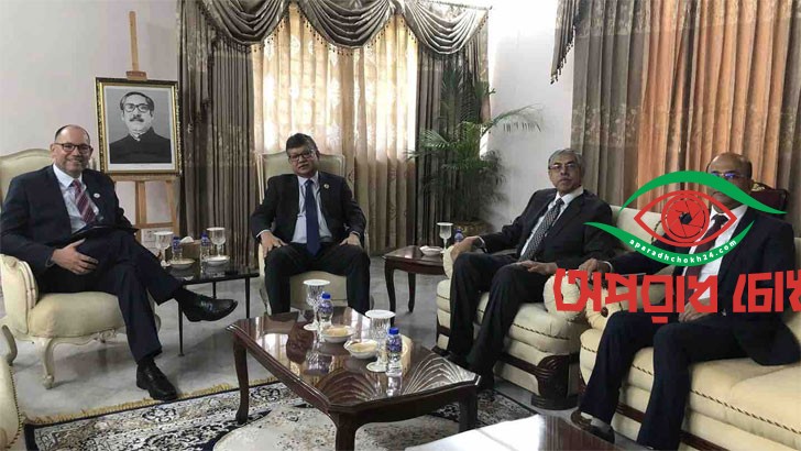 পররাষ্ট্রসচিবের সঙ্গে পিটার হাসের বৈঠক