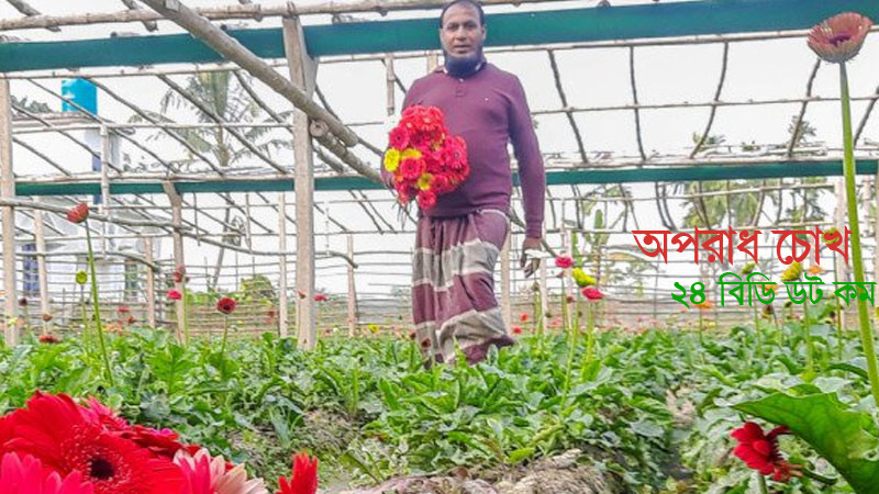 গদখালী: মহামারির ক্ষতি কাটিয়ে জমছে ফুলের বাজার