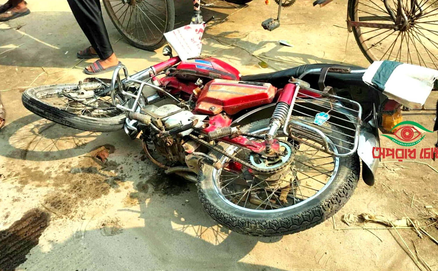  ট্রাকের ধাক্কায় মোটরসাইকেল আরোহী নিহত