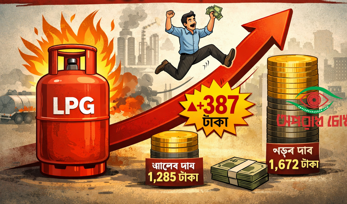 এক লাফে ৩৮৭ টাকা বাড়ল এলপিজির দাম