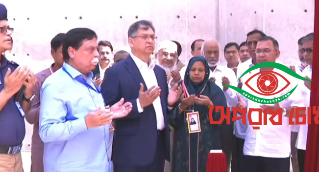 জুলাই স্মৃতি স্তম্ভ উদ্বোধন করলেন প্রধানমন্ত্রী