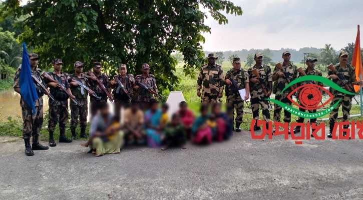  ১০ বাংলাদেশিকে হস্তান্তর করল বিএসএফ
