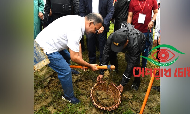  পাতলী খাল পুনঃখনন কাজের উদ্বোধন প্রধানমন্ত্রীর