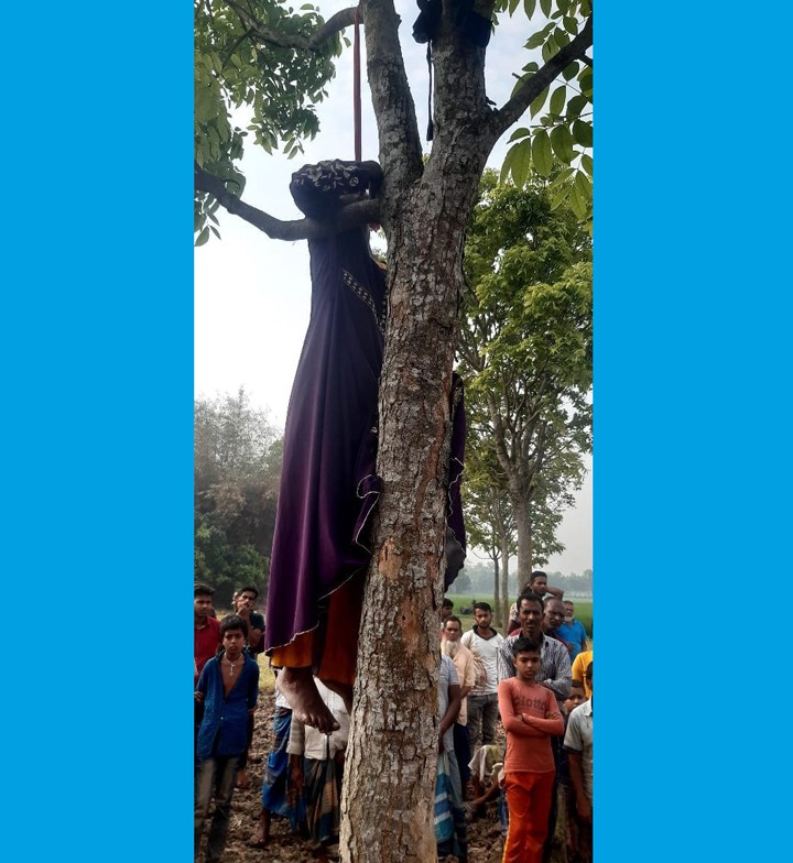 ঝিনাইদহের নলডাঙ্গা ইউনিয়নে নারীর ঝুলন্ত লাশ উদ্ধার